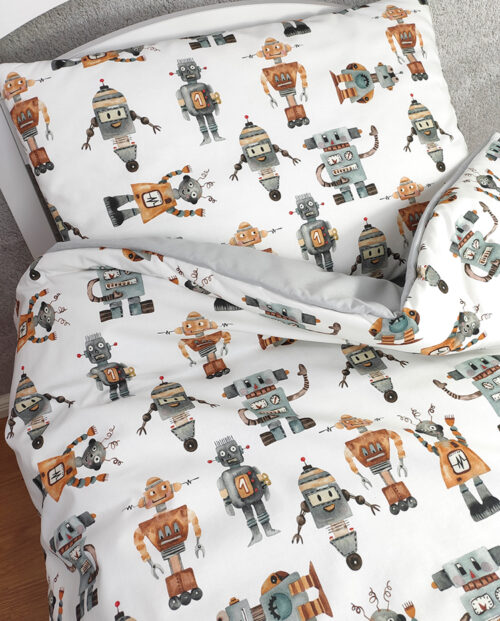 BAWEŁNIANA POŚCIEL DZIECIĘCA / ROBOTY