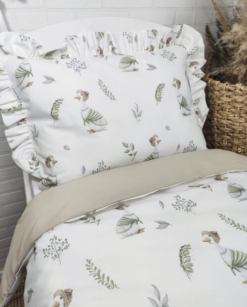 BAWEŁNIANA POŚCIEL DZIECIĘCA / GĄSKA MĄDRALIŃSKA