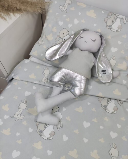 BAWEŁNIANA POŚCIEL DZIECIĘCA / KRÓLICZKI PRZYTULASKI