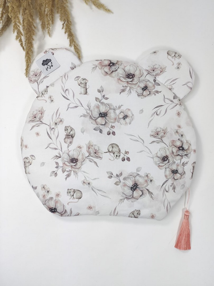 PŁASKA PODUSZKA Z USZKAMI / MYSZKA