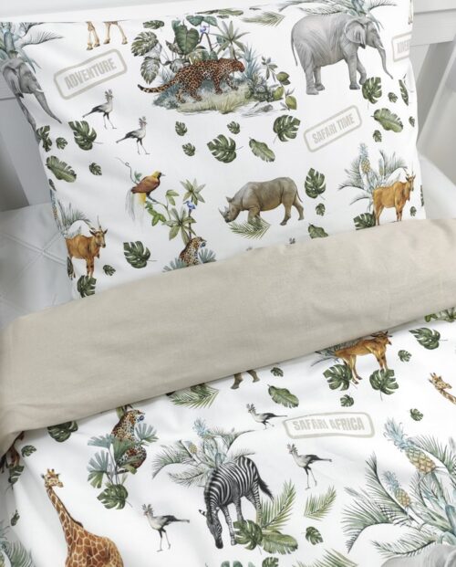 DWUSTRONNA POŚCIEL DZIECIĘCA / SAFARI